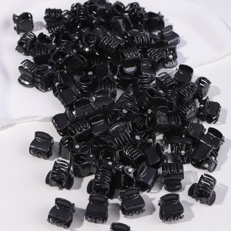 100pcs Mini Hair Claw Clip Non Slip Strong Shark Claw Braid Hair Clip
