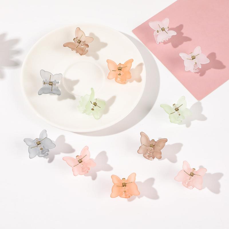 6pcs Small Butterfly Hair Claw Mini Insect Hair Claw Accessory for Women