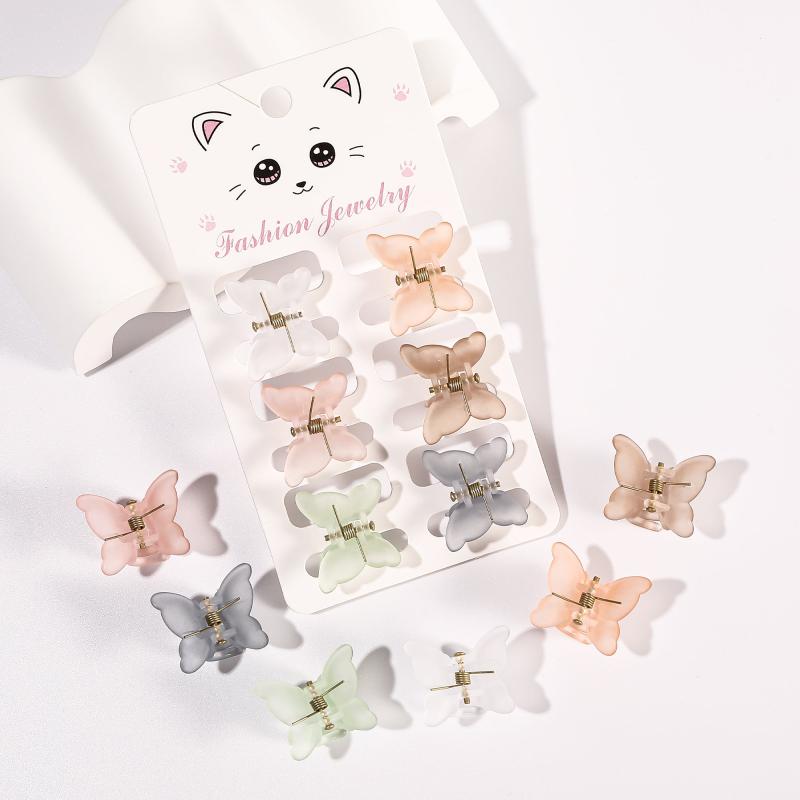 6pcs Small Butterfly Hair Claw Mini Insect Hair Claw Accessory for Women