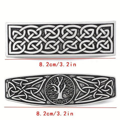 Vintage Viking Celtic Hair Clip Barrette Women Hair Head Jewelry