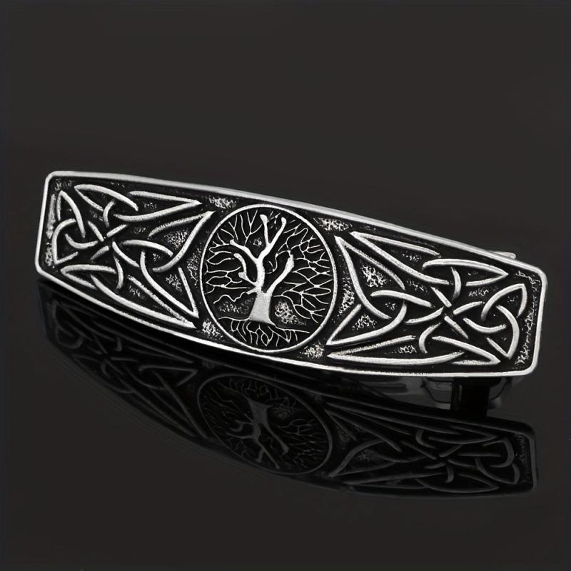 Vintage Viking Celtic Hair Clip Barrette Women Hair Head Jewelry