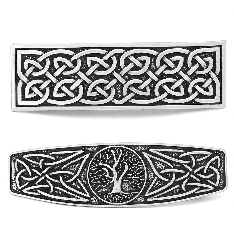 Vintage Viking Celtic Hair Clip Barrette Women Hair Head Jewelry