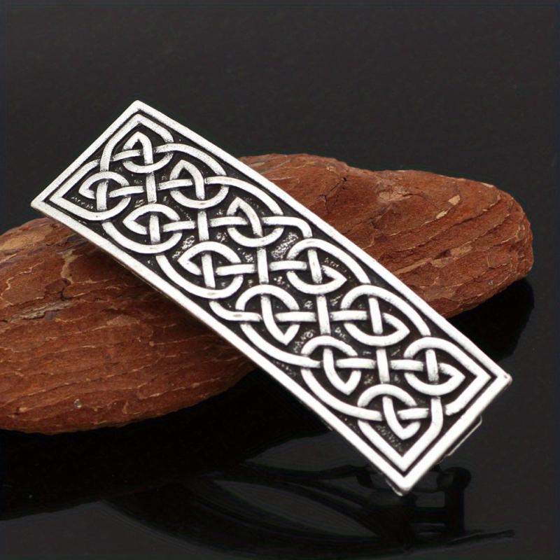 Vintage Viking Celtic Hair Clip Barrette Women Hair Head Jewelry