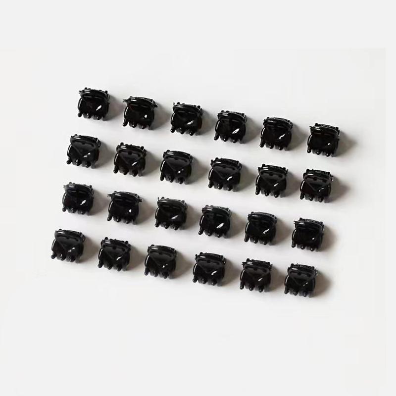 24pcs Mini Hair Claw Clips Non Slip Strong Hold Grip Hair Jaw Clip