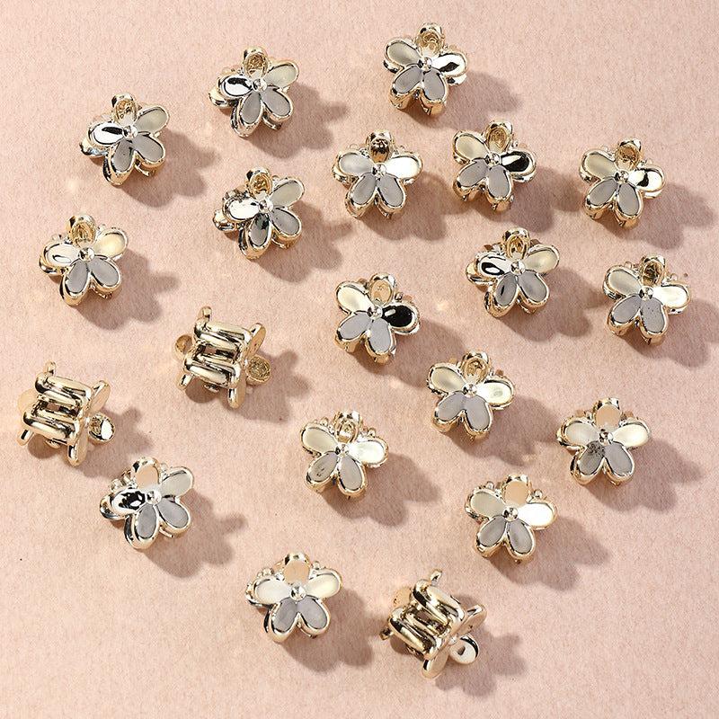 Butterfly Hair Clips Mini Hairclip For 90s Party Metallic Small Hair Claw