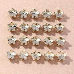 Butterfly Hair Clips Mini Hairclip For 90s Party Metallic Small Hair Claw