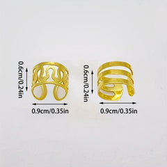 100PCS Viking Hair Beads Coil Rings Clips Metal Cuffs Loc Hair Jewelry