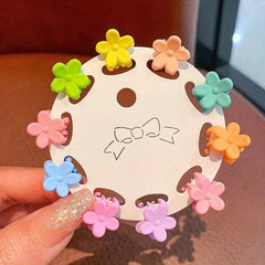 10pcs Colorful Mini Kids Hair Claw Hair Accessories