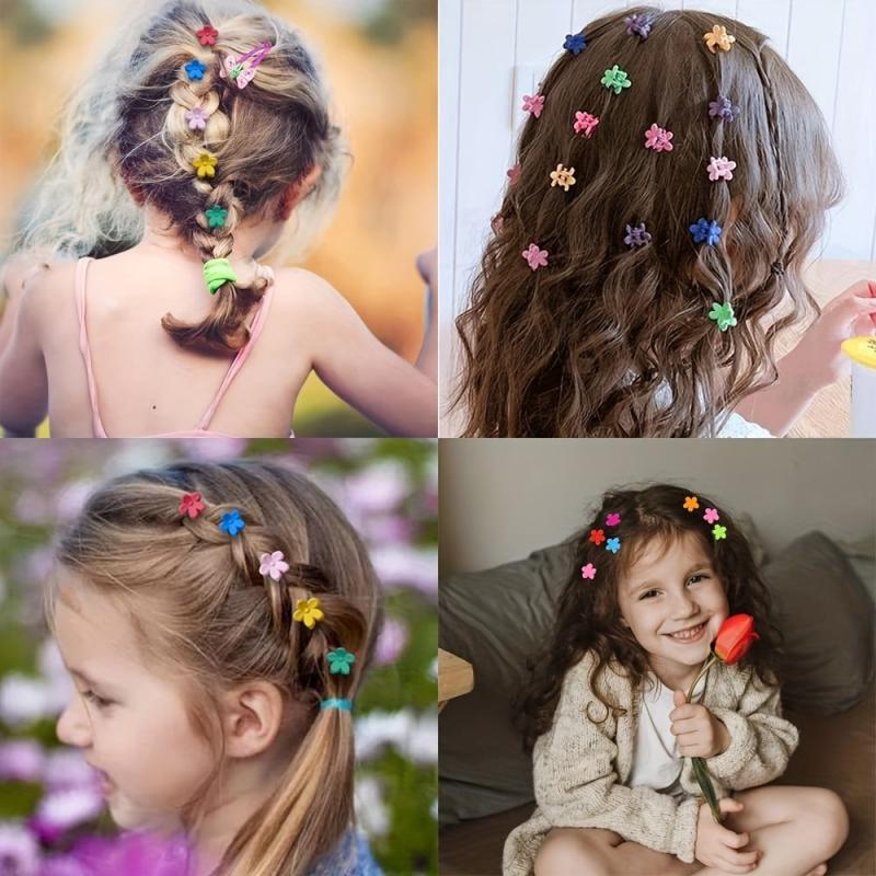 10pcs Colorful Mini Kids Hair Claw Hair Accessories