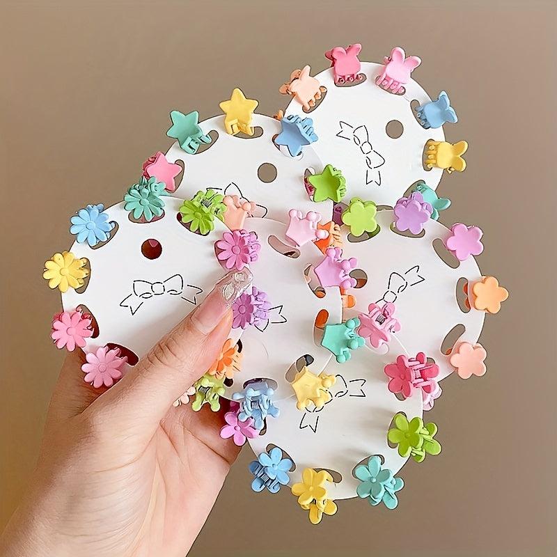 10pcs Colorful Mini Kids Hair Claw Hair Accessories