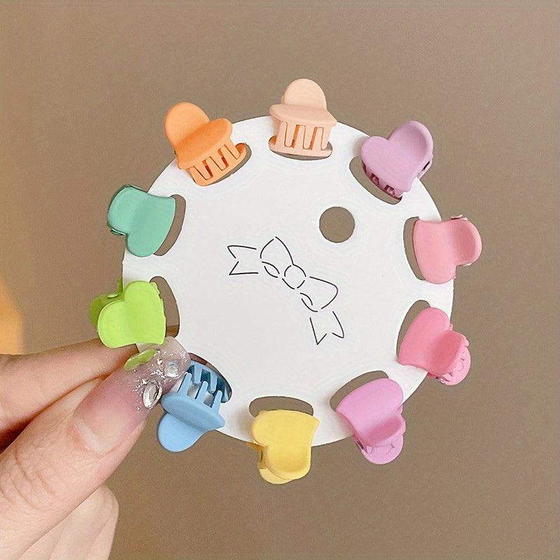 10pcs Colorful Mini Kids Hair Claw Hair Accessories
