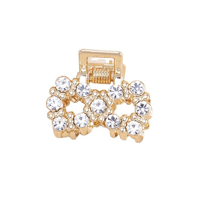 Sweet Mini Metal Claw Clip With Pearl Barrettes Hairpins Hair Accessories
