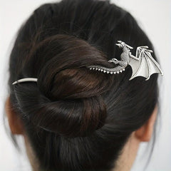 Vintage Dragon Hairpin Viking Metal Hair Sticks Women's Hair Accessories Jewelry
