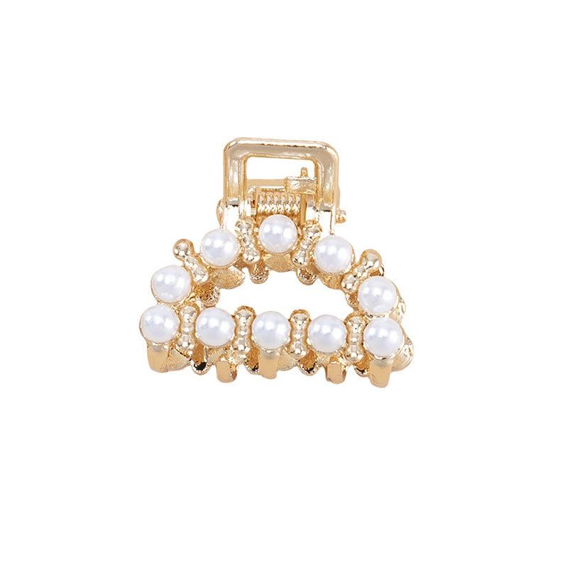 Rhinestone Pearl Hair Claw Shark Claw Holder