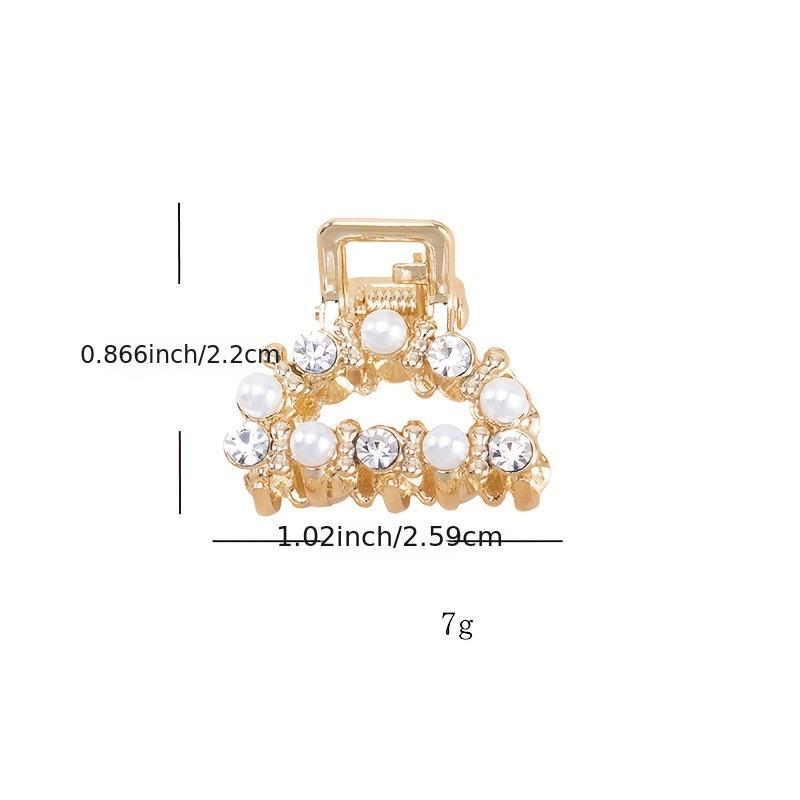 Rhinestone Pearl Hair Claw Shark Claw Holder