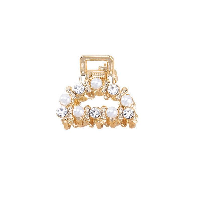 Rhinestone Pearl Hair Claw Shark Claw Holder