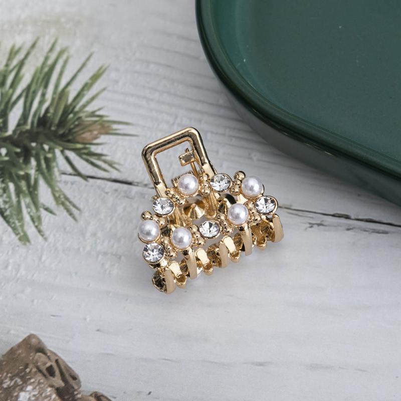 Rhinestone Pearl Hair Claw Shark Claw Holder