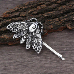 Viking Style Hairpin Snake Butterfly Gothic Skull Hair Accessory