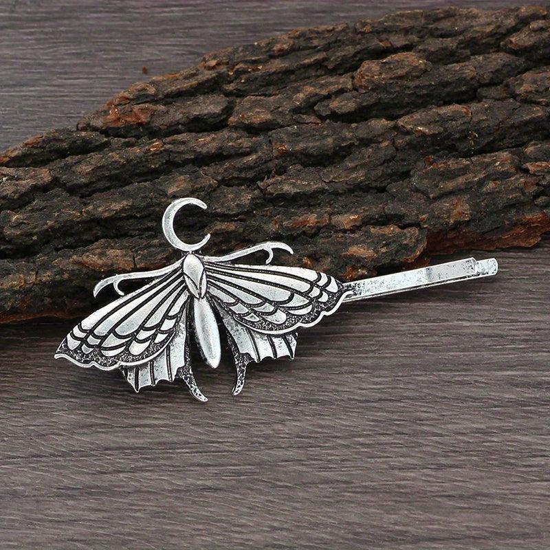 Viking Style Hairpin Snake Butterfly Gothic Skull Hair Accessory