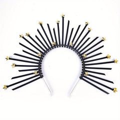 Vintage Spiked Headband Gothic Hair Hoop for Women