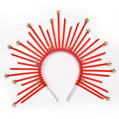 Vintage Spiked Headband Gothic Hair Hoop for Women
