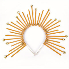 Vintage Spiked Headband Gothic Hair Hoop for Women