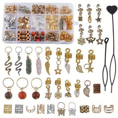 Metal Butterfly Hair Clips 187Pcs Set Hippie Hair Accessories Women