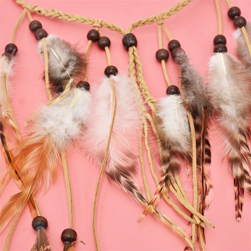 Boho Style Headband With Tassel Headpiece