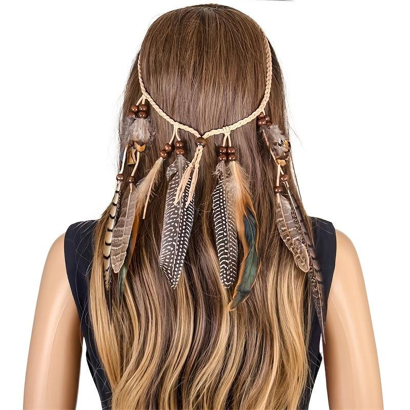 Boho Style Headband With Tassel Headpiece