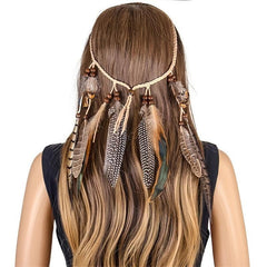 Boho Style Headband With Tassel Headpiece