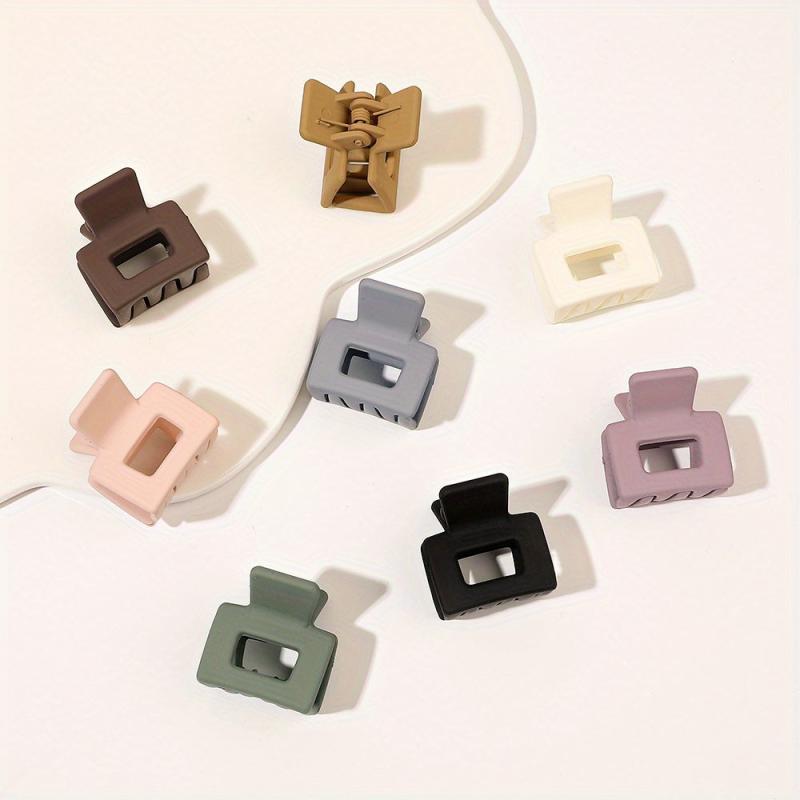 8pcs Mini Hair Claw Clip Non Slip Strong Hold Grip Hair Jaw Clip for Thick Hair
