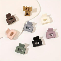 8pcs Mini Hair Claw Clip Non Slip Strong Hold Grip Hair Jaw Clip for Thick Hair