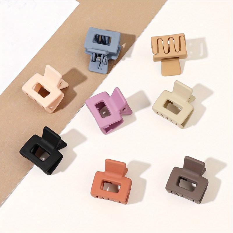 8pcs Mini Hair Claw Clip Non Slip Strong Hold Grip Hair Jaw Clip for Thick Hair