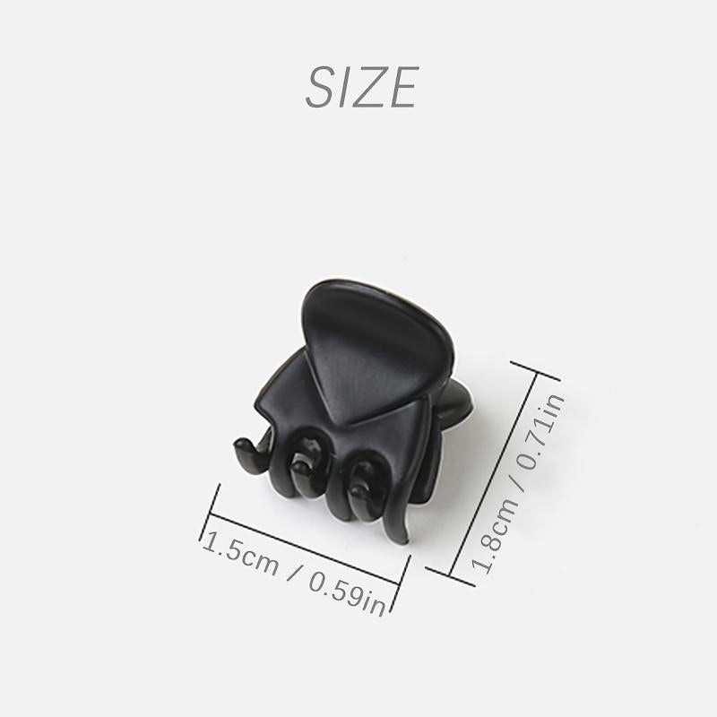 12pcs Mini Hair Claw Clips for Hairstyle Buns Strong Grip Multifunction Clamp