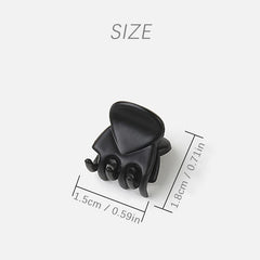 12pcs Mini Hair Claw Clips for Hairstyle Buns Strong Grip Multifunction Clamp