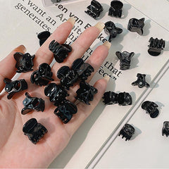 12pcs Mini Hair Claw Clips for Hairstyle Buns Strong Grip Multifunction Clamp