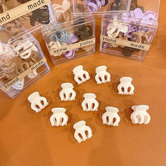 10pcs Mini Hair Claw Clips Non Slip Strong Hold Grip Hair Jaw Clip