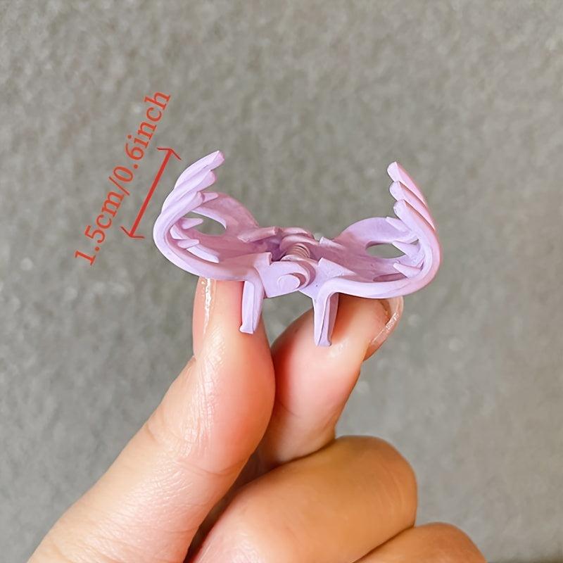 10pcs Mini Hair Claw Clips Non Slip Strong Hold Grip Hair Jaw Clip