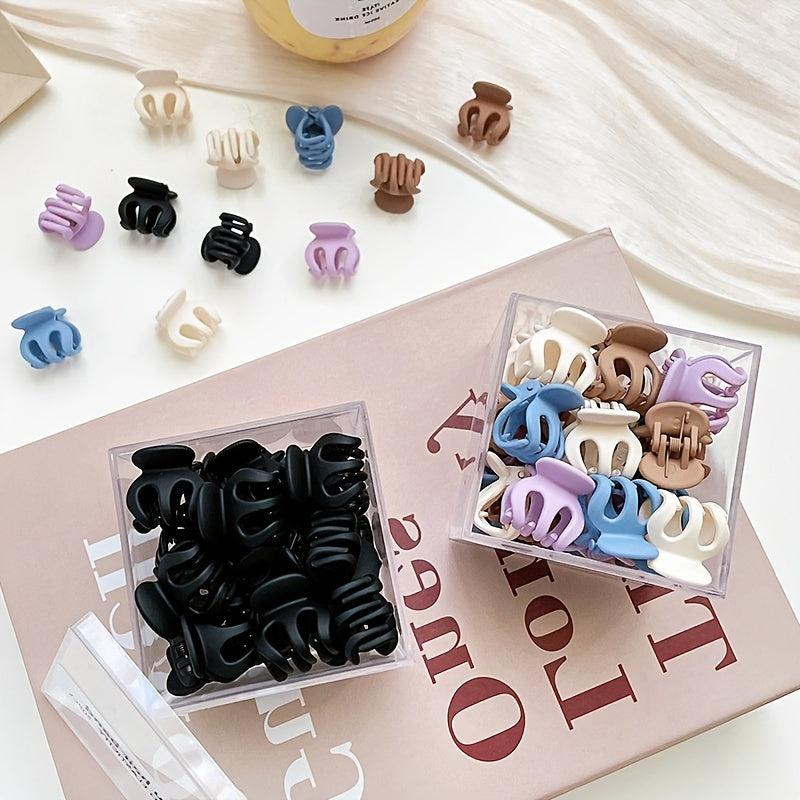 10pcs Mini Hair Claw Clips Non Slip Strong Hold Grip Hair Jaw Clip