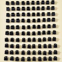 100pcs Mini Plastic Hair Claw Clip Women's Small Hair Accessories