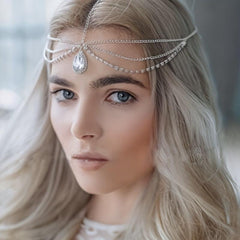 Crystal Head Piece Princess Style Headdress Rhinestone Hair Ornament