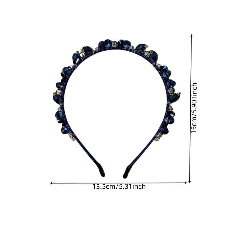 Sparkling Rhinestone Headband for Women Girls Party