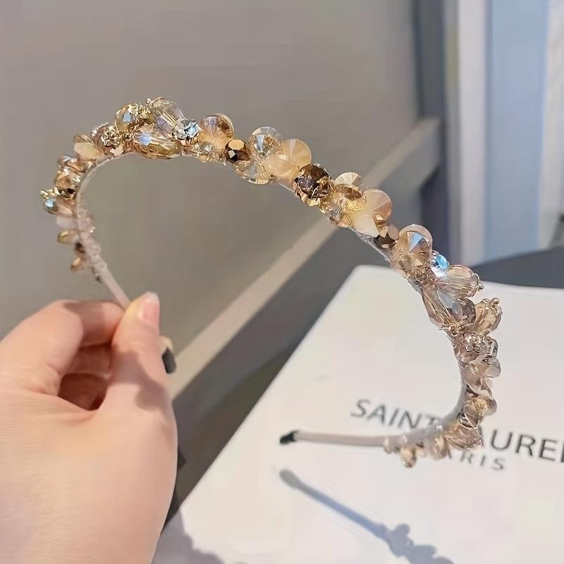 Sparkling Rhinestone Headband for Women Girls Party