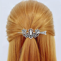 Viking Style Hairpin Celtic Crown Barrette Hair Accessories