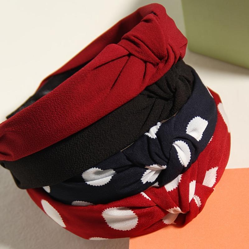 4pcs Vintage Female Hair Loops Headband Non slip Hair Accessories