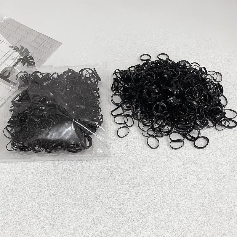 Small Elastic Hair Bands Colorful Ponytail Holder Rubber Bands
