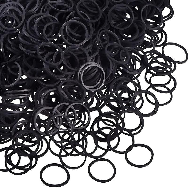 Small Elastic Hair Bands Colorful Ponytail Holder Rubber Bands