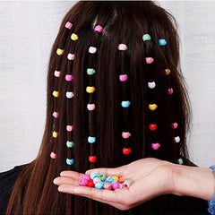 Mini Rainbow Hair Clips Small Plastic Hair Claw Clips Hair Accessories for Women