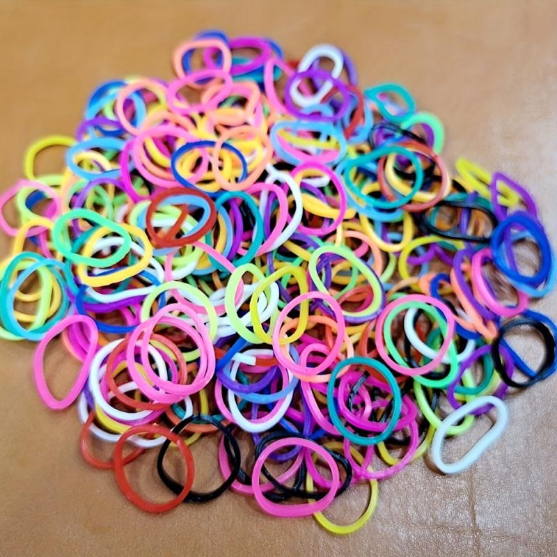 100pcs Mixed Mini Rubber Band Hair Rope Headwear Accessories