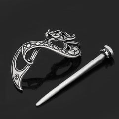 Viking Celtic Crown HairPins Clip Hair Accessories Barrettes Silvery